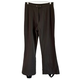 M. Miller Ski Pants Olive Brown Womens Size Medium Fleece Lined Stirrup